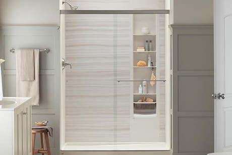 Shower Redesign | KOHLER® LuxStone Shower